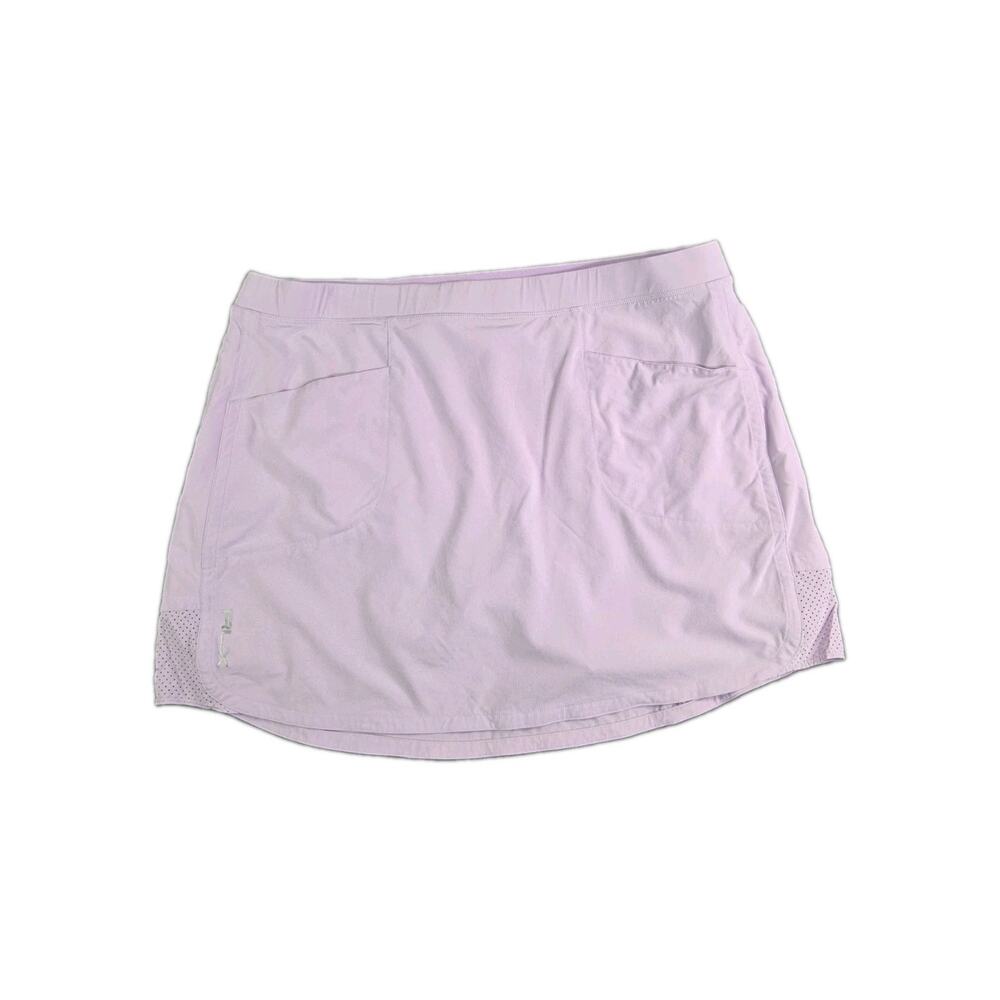 RLX Ralph Lauren Skort Skirt Womens Sz XL Lined Stretch Performance Golf Purple